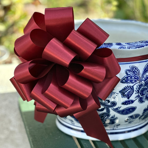 burgundy fundraising bows