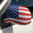 American Flag Side Mirror Covers for Large Cars - Set of 2