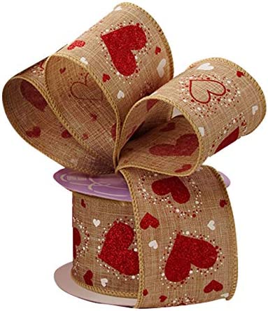 faux-burlap-wired-edge-valentine's-day-ribbon