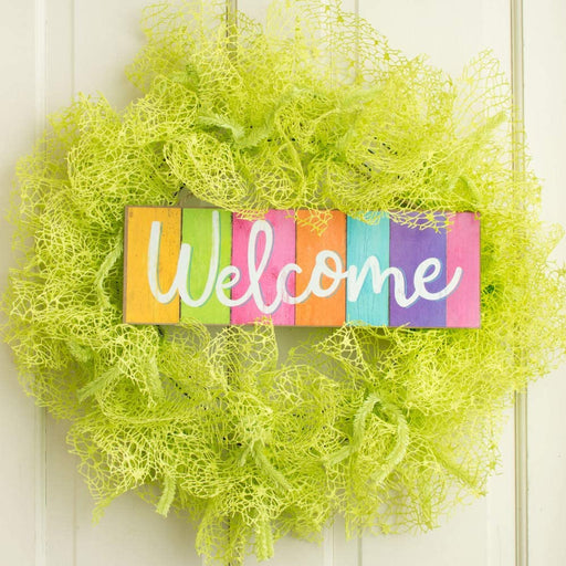 colorful-wooden-welcome-sign