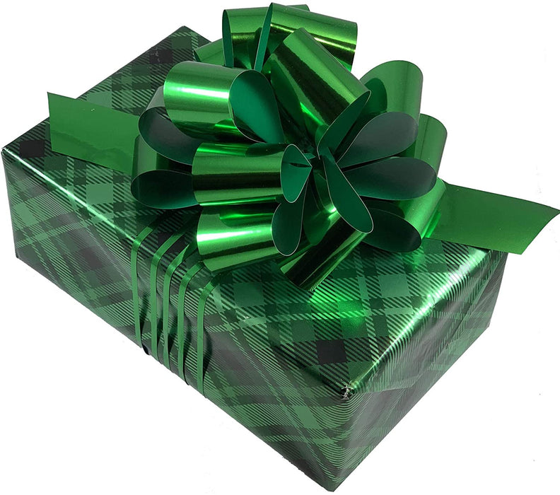 metallic-emerald-green-christmas-gift-bows