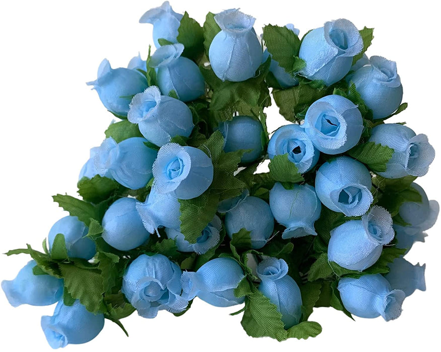 blue-rosebuds-floral-picks