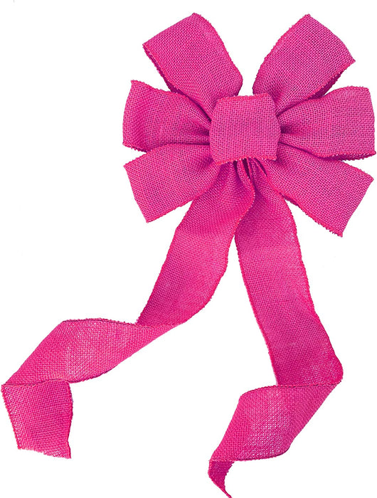 hot-pink-burlap-wreath-bow