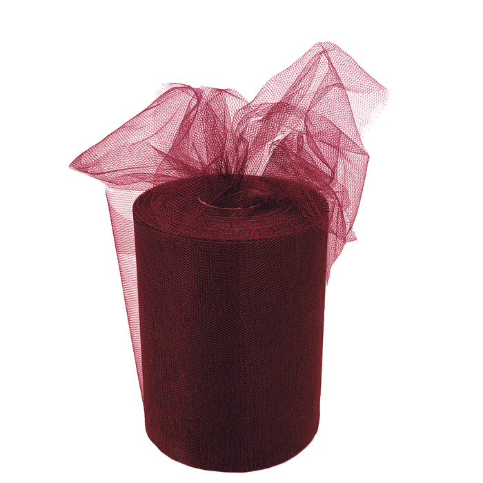 burgundy-tulle-roll-6-inch-100-yards