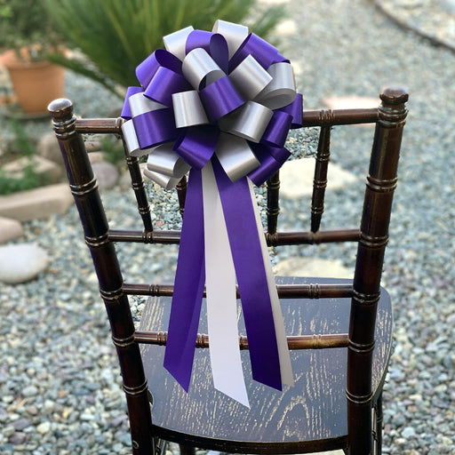 purple-silver-wedding-decorations