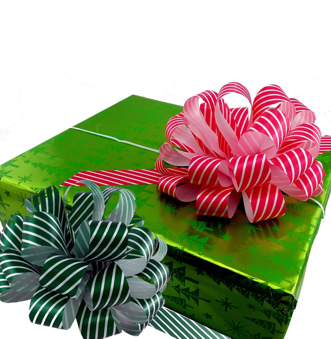 green-white-candy-stripe-pull-bows