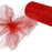 Red Glitter Tulle Decor - 6" x 25 Yards, Fabric Netting Ribbon