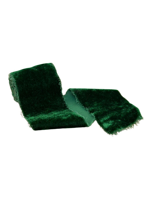 Hunter Green Velvet Ribbon for Crafts - 2" x 1 Yard, 3 Rolls