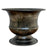 Antique Pewter Tin Compote Vase - 6 1/4" Diameter, 4 3/4" Tall