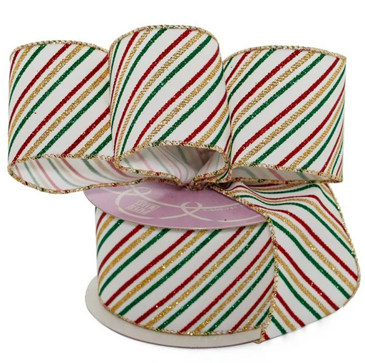 wired-edge-christmas-glitter-striped-ribbon