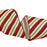 Red Green Christmas Glitter Ribbon