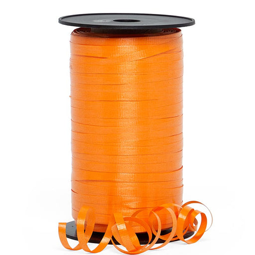 bright-orange-curling-ribbon