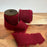 Burgundy Cotton Ribbon for Crafts - 1 1/2" x 5 Yards, 2 Rolls