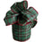 Green red plaid ribbon