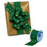Green Glitter Polka Dots Satin Wired Ribbon - 2 1/2" x 10 Yards, Christmas, Gift Basket