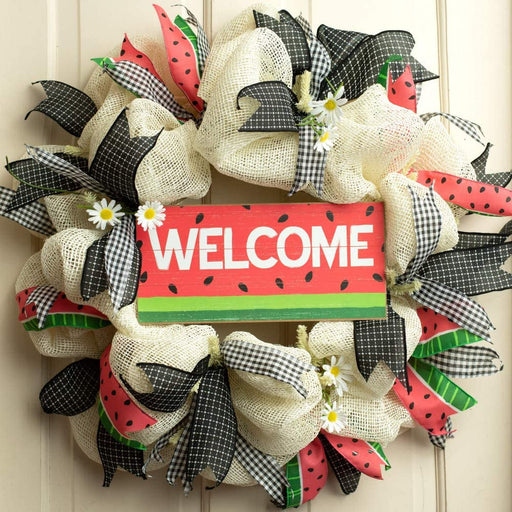 vibrant-summer-watermelon-welcome-sign