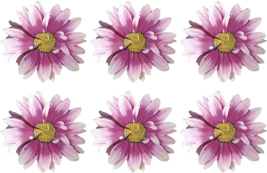 Pink 3-D Flower Pop Up Cards - 4" Wide, Set of 6