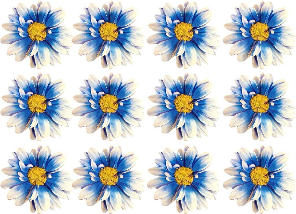 Blue 3-D Flower Pop Up Cards - 4" Wide, Set of 25