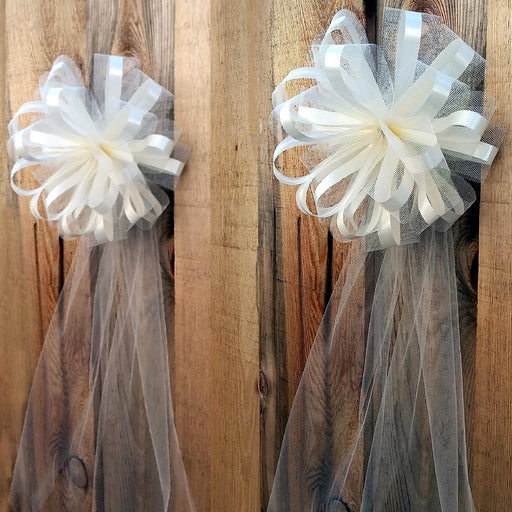 ivory-tulle-netting-bows