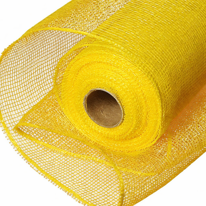 Daffodil Yellow Deco Mesh Decor - 10" x 10 Yards