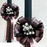 Brown Pull Bows with Tulle Tails & Rosebuds - 8" Wide, Set of 6, Fall, Thanksgiving, Christmas, Wedding Pew Bows, Aisle Decoration, Reception, Anniversary, Decor, Birthday, Party, School Dance