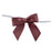 Brown Satin Pre-Tied Decorative Bows - 3" Wide, Set of 10, Fall, Halloween, Thanksgiving, Christmas, Wedding Favors, Birthday, Gift Ribbons, Gift Bows