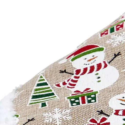 Fluffy Snowman Wired Edge Ribbon - 2 1/2" x 10 Yards