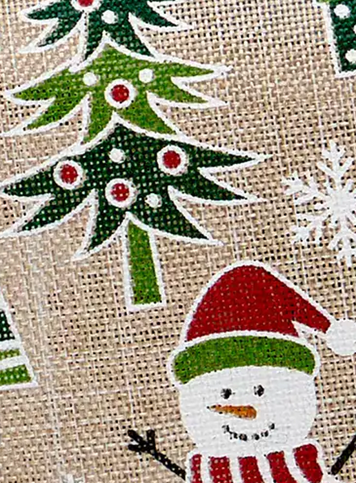 Fluffy Snowman Wired Edge Ribbon - 2 1/2" x 10 Yards