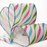 Spring Swirl Glitter Wired Ribbon - 2 1/2" x 10 Yards