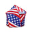 Large American Flag Wired Ribbon - 2 1/2" Wide x 10 Yards
