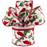 Holly Red Cardinal Wired Ribbon - 2 1/2" x 10 Yards, Christmas, Gift Wrapping, Wreath Decoration, Tree Topper Bow, Fundraiser, Party, Office, Classroom, Swag, Presents