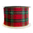 Emerlad green and red Christmas tartan ribbon