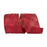 Scarlet Red Glitter Crisscross Ribbon - 2 1/2" x 10 Yards, Christmas, Metallic Red Wired Edge, Gift Wrapping, Garland Decoration, Wreath, Swag, Arts and Crafts, Valentine's Day