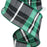 Faux Dupioni Plaid Wired Ribbon - 2 1/2" x 10 Yards, Halloween, Fall, Thanksgiving, Christmas, Green Black White, Farmhouse Decor, Garland, Gift Wrapping, Wreaths
