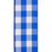 Royal Blue White Plaid Wired Ribbon - 2 1/2 Inch x 10 Yards