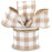 Fall Tan Plaid Wired Ribbon - 2 1/2" x 10 Yards, Thanksgiving, Christmas, Wreath, Rustic Farmhouse, Country Style, Wedding Decoration, Birthday, Anniversary