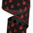 Metallic Red Glitter Hearts Ribbon – 2 1/2" x 10 Yards