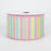 Spring Pastel Striped Wired Ribbon - 2 1/2" x 10 Yards, Easter, Earth Day, Summer, Birthday, Baby Shower, Gender Reveal, Fundraiser, Wreath, Gift Bows, Gift Wrap, School, Office, Swag, Garland