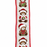 Christmas Teddy Bear Wired Ribbon - 2 1/2" x 10 Yards, Santa Hat Bear, Garland, Gift Wrapping, Wreath, Presents, Fundraiser, Boxing Day, Classroom, Office, Winter Decor
