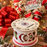 Christmas Teddy Bear Wired Ribbon - 2 1/2" x 10 Yards, Santa Hat Bear, Garland, Gift Wrapping, Wreath, Presents, Fundraiser, Boxing Day, Classroom, Office, Winter Decor