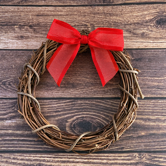 Pre-Tied Red Organza Bows - 3" Wide, Set of 12, Election Day, Veterans Day, Christmas, Gift Wrap, Wedding Embellishments, Basket Decor, Fall Bows, Party Favors, Birthday