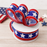 American Stars Patriotic Wired Ribbon - 1 1/2" x 10 Yards, 4th of July, Gifts, Swags, Garlands, USA, Fundraiser, Labor Day, 1776, Americana, Flag Day, Liberty, Veteran's Day