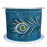 Turquoise Blue Green Peacock Wired Ribbon - 2 1/2 inch x 10 Yards