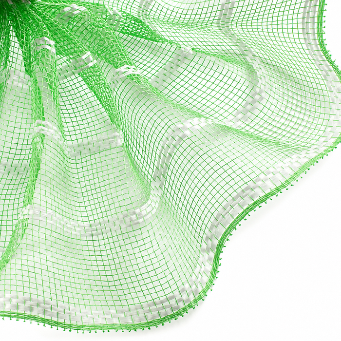 Emerald Green Striped Deco Mesh - 10" x 10 Yards, Christmas, Wreaths, Gift Wrapping, Tree Toppers, Garlands, Presents, Birthday, Anniversary