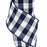 Navy White Buffalo Plaid Ribbon - 4" x 10 Yards, Christmas, Wired Edge, Gift Wrapping, Presents, Wreath, Hanukkah, Farmhouse, Birthday, Patriotic Décor, Police Support, Veterans Day