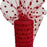 Red Polka Dot Tulle Decor - 6" x 25 Yards, Fabric Netting Ribbon