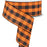 Halloween Buffalo Plaid Wired Ribbon - 2 1/2" x 50 Yards Yards