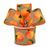 Fall Rustic Peach Wired Ribbon - 2 1/2" x 10 Yards, Thanksgiving, Christmas, Fruit Pattern, Wreaths, Bows, Gift Baskets, Farmhouse Decor, Picnic, Birthday