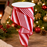 Red Pink White Peppermint Ribbon - 2 1/2" x 10 Yards