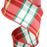 Faux Dupioni Plaid - 2 1/2 Inch x 10 Yards, Red, Pink, Green